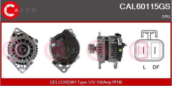 Casco CAL60115GS - Alternator furqanavto.az