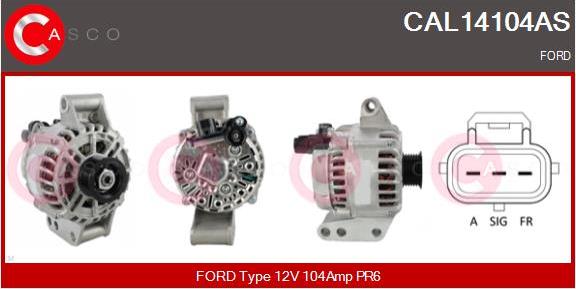 Casco CAL14104AS - Alternator furqanavto.az