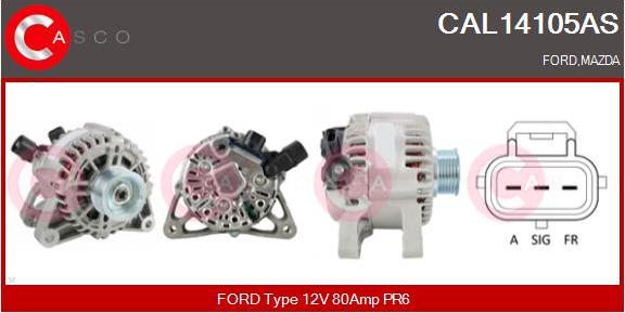 Casco CAL14105AS - Alternator furqanavto.az