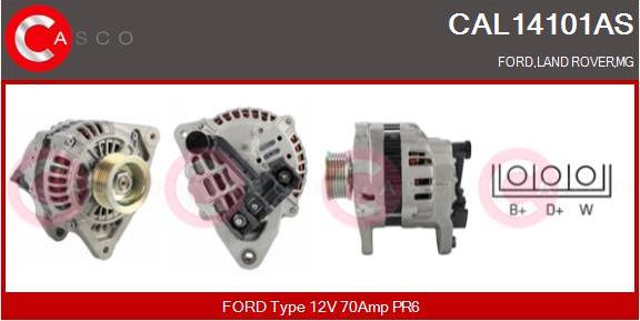 Casco CAL14101AS - Alternator furqanavto.az