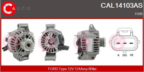 Casco CAL14103AS - Alternator furqanavto.az