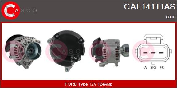 Casco CAL14111AS - Alternator furqanavto.az