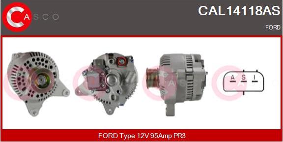 Casco CAL14118AS - Alternator furqanavto.az