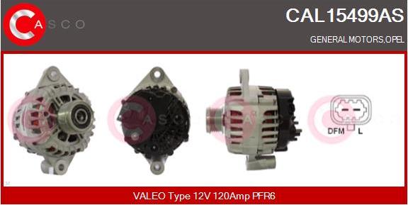 Casco CAL15499AS - Alternator furqanavto.az