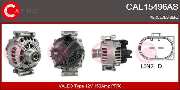 Casco CAL15496AS - Alternator furqanavto.az