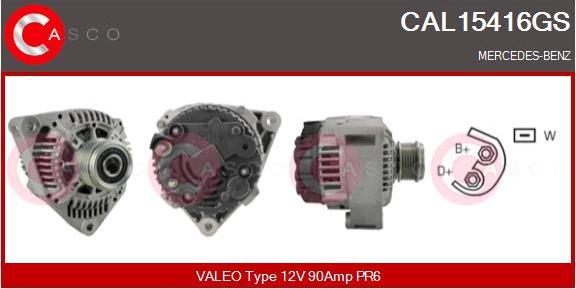 Casco CAL15416GS - Alternator furqanavto.az