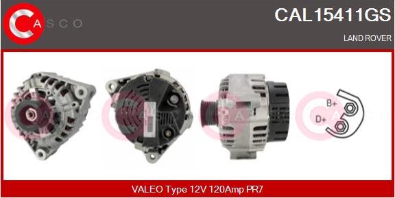 Casco CAL15411GS - Alternator furqanavto.az