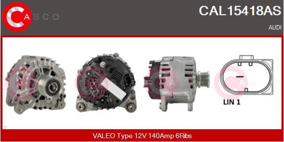 Casco CAL15418AS - Alternator furqanavto.az