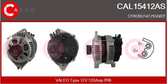Casco CAL15412AS - Alternator furqanavto.az