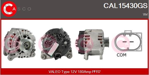 Casco CAL15430GS - Alternator furqanavto.az