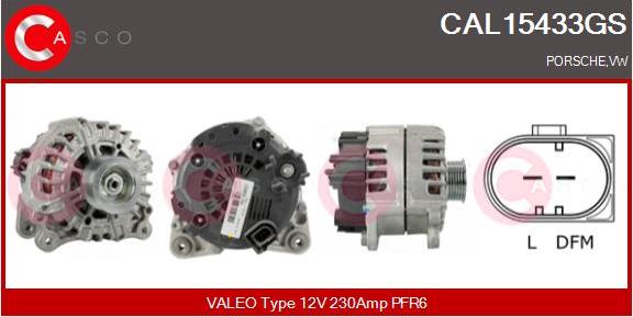 Casco CAL15433GS - Alternator furqanavto.az