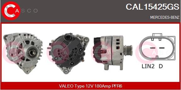 Casco CAL15425GS - Alternator furqanavto.az