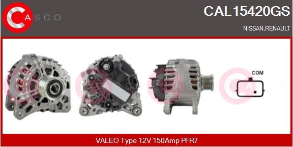 Casco CAL15420GS - Alternator furqanavto.az