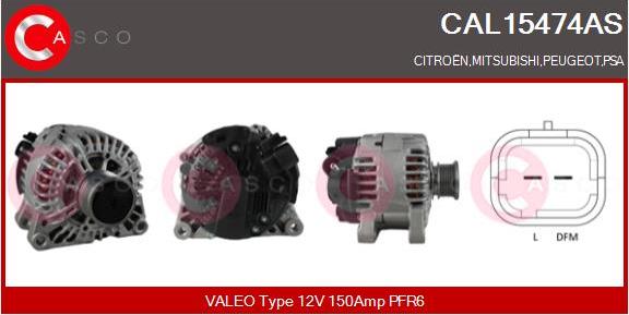 Casco CAL15474AS - Alternator furqanavto.az