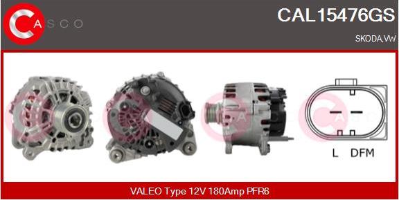 Casco CAL15476GS - Alternator furqanavto.az