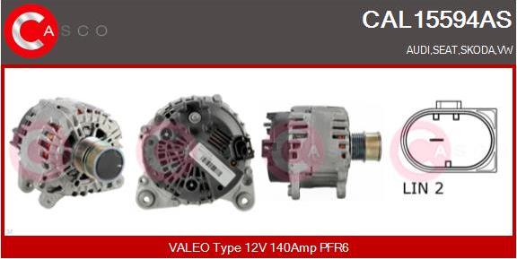 Casco CAL15594AS - Alternator furqanavto.az