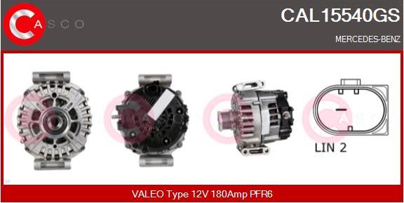 Casco CAL15540GS - Alternator furqanavto.az