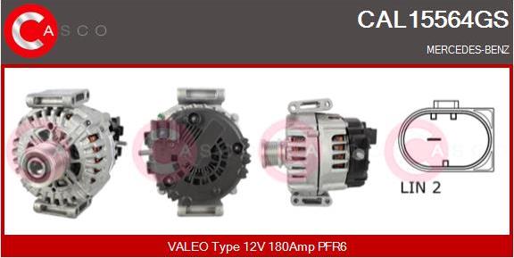 Casco CAL15564GS - Alternator furqanavto.az