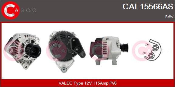 Casco CAL15566AS - Alternator furqanavto.az