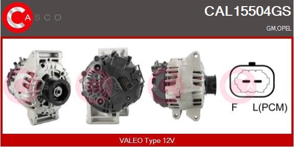 Casco CAL15504GS - Alternator furqanavto.az