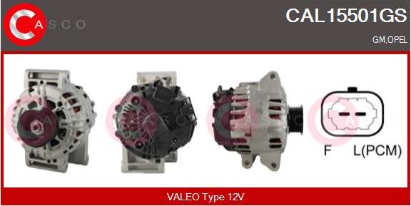 Casco CAL15501GS - Alternator furqanavto.az