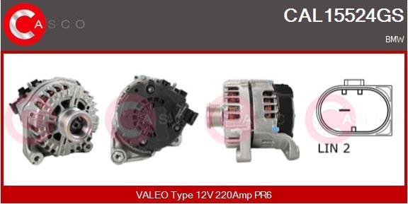 Casco CAL15524GS - Alternator furqanavto.az