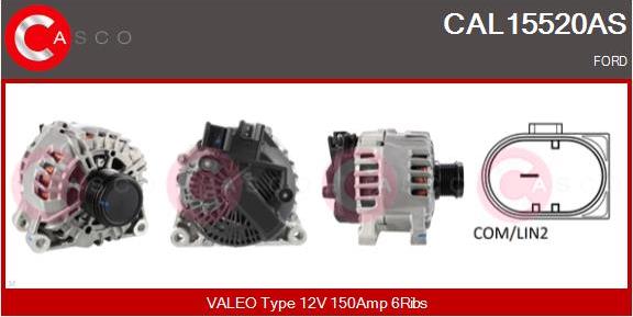 Casco CAL15520AS - Alternator furqanavto.az