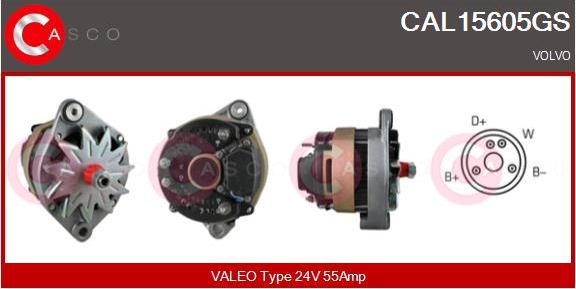 Casco CAL15605GS - Alternator furqanavto.az