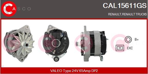 Casco CAL15611GS - Alternator furqanavto.az