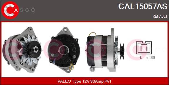 Casco CAL15057AS - Alternator furqanavto.az