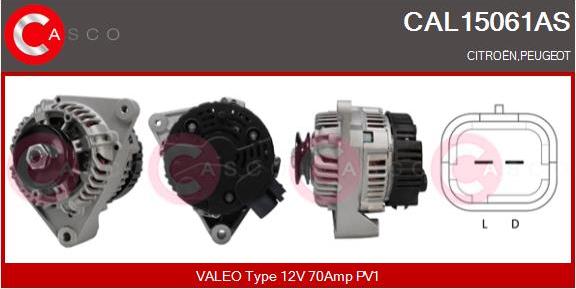Casco CAL15061AS - Alternator furqanavto.az