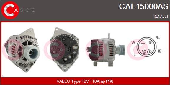 Casco CAL15000AS - Alternator furqanavto.az