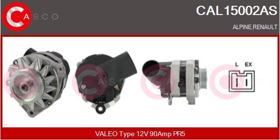 Casco CAL15002AS - Alternator furqanavto.az