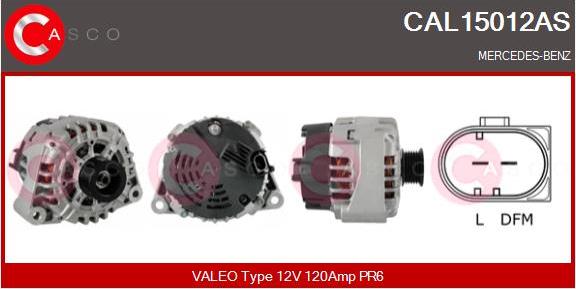 Casco CAL15012AS - Alternator furqanavto.az