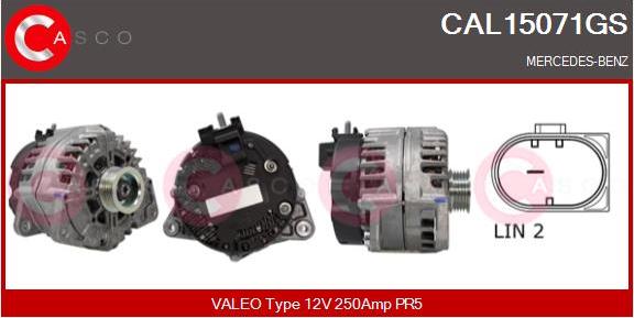 Casco CAL15071GS - Alternator furqanavto.az