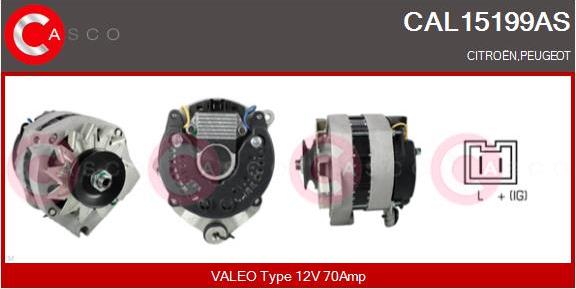 Casco CAL15199AS - Alternator furqanavto.az