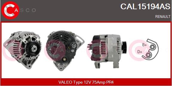 Casco CAL15194AS - Alternator furqanavto.az