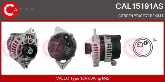 Casco CAL15191AS - Alternator furqanavto.az