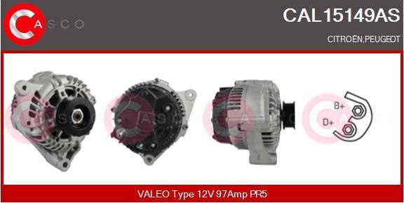 Casco CAL15149AS - Alternator furqanavto.az