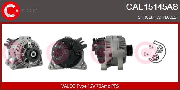 Casco CAL15145AS - Alternator furqanavto.az