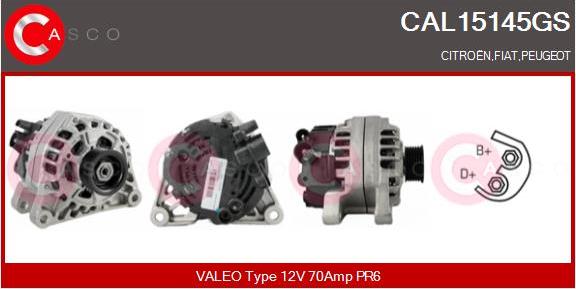 Casco CAL15145GS - Alternator furqanavto.az