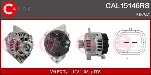 Casco CAL15146RS - Alternator furqanavto.az