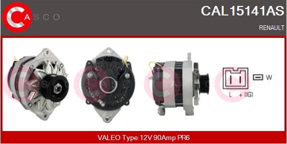 Casco CAL15141AS - Alternator furqanavto.az