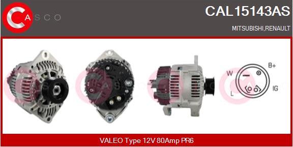 Casco CAL15143AS - Alternator furqanavto.az