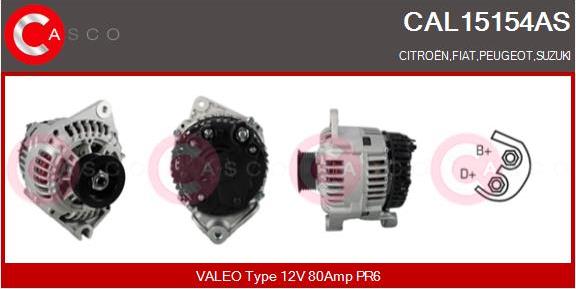 Casco CAL15154AS - Alternator furqanavto.az