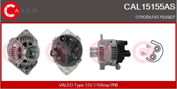 Casco CAL15155AS - Alternator furqanavto.az