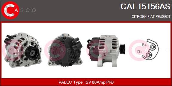 Casco CAL15156AS - Alternator furqanavto.az