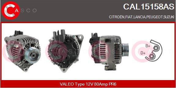 Casco CAL15158AS - Alternator furqanavto.az