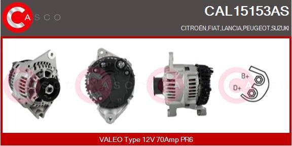 Casco CAL15153AS - Alternator furqanavto.az