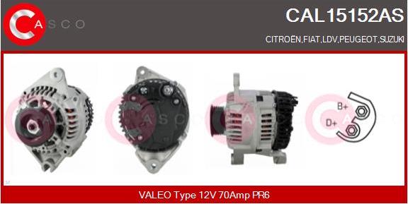 Casco CAL15152AS - Alternator furqanavto.az